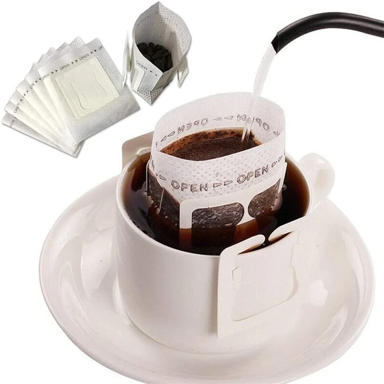 Hot Sale custom portable coffee bag drip cup hanging ear drip coffee tea filter bag