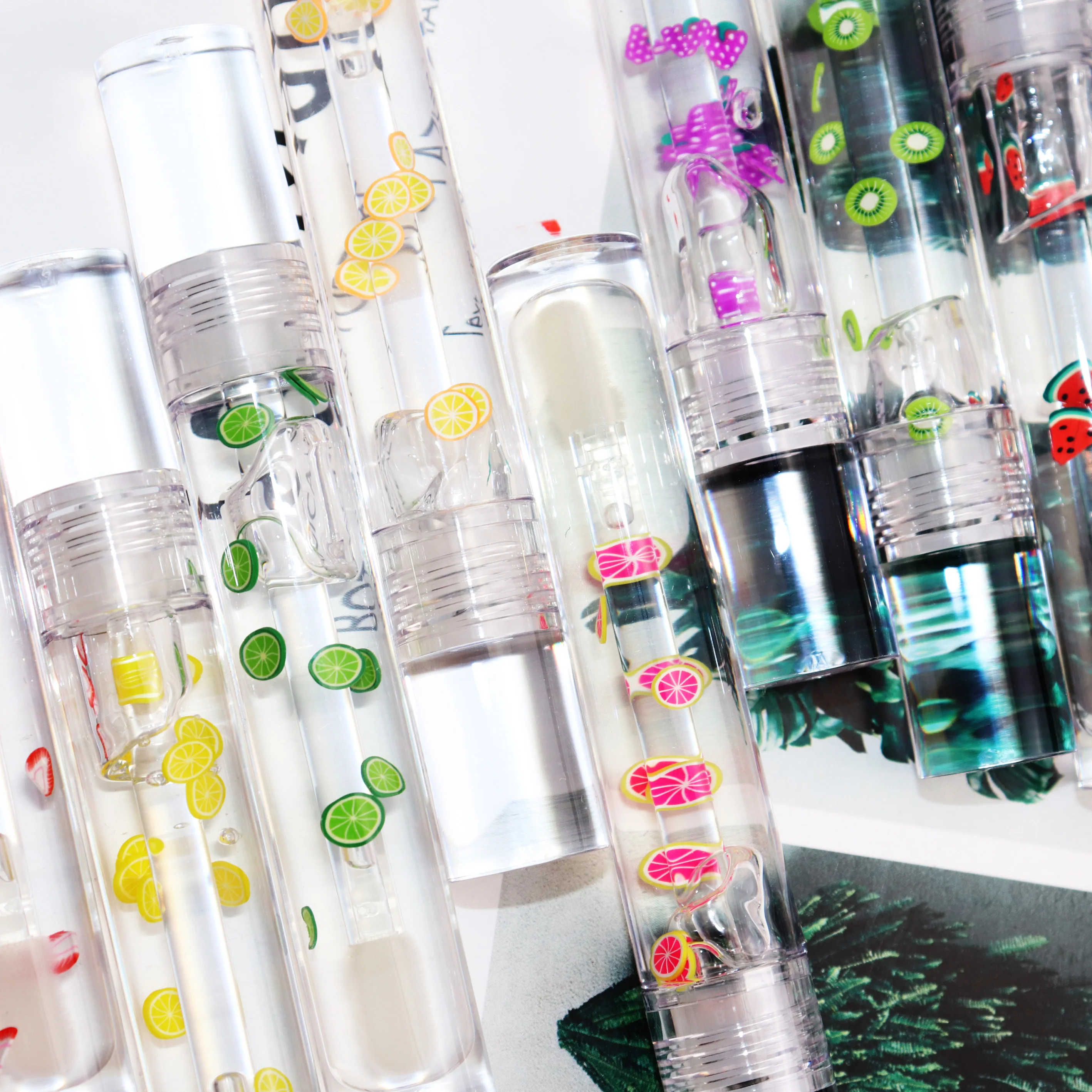 Watery Lip Gloss Lip Glaze Transparent Shiny Lip Oil Nourishing Moisturizing Glitter Liquid Lipstick