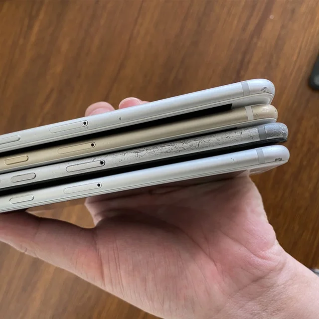 Оптовая продажа б/у телефонов без touch ID/ Face ID B/C смешанный класс Оригинальный разблокированный для Iphone 5 6 7 8p plus X Xs Xr XsMax 11