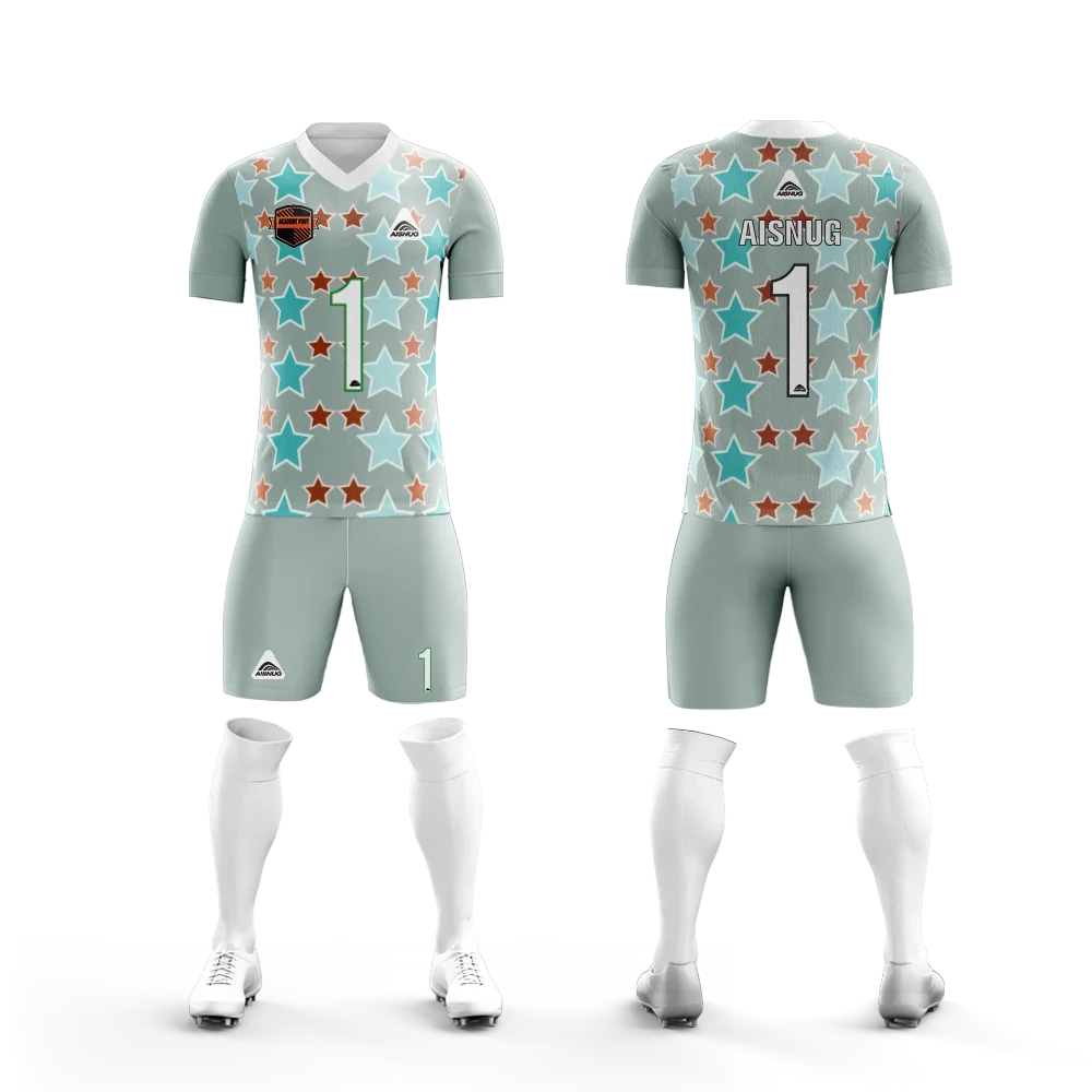 Dye sublimation design youth football shirts wholesale new quick dry design jersey soccer custom