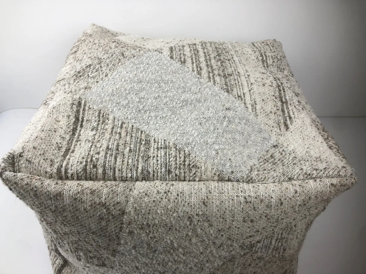 Factory moroccan pouf beach ottoman bench lounge chair ottoman India ottoman stool