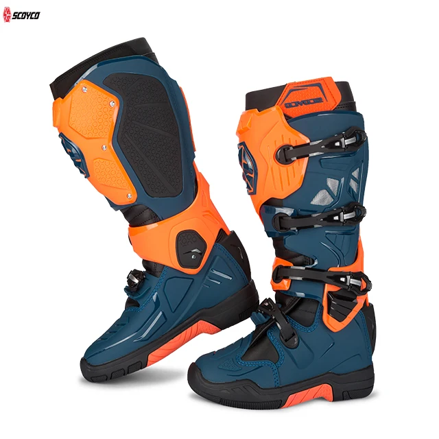 Customized Motocross Boots Leather Dirtbike MX Boots Custom Sportswear Motorcycle Gear