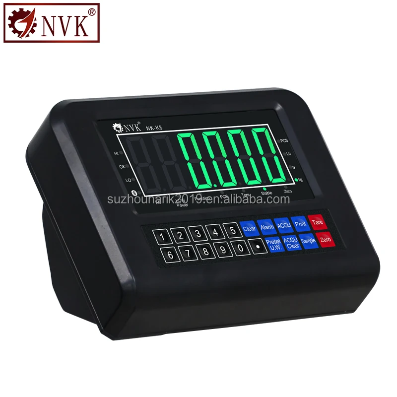 NVK instrument K8 weighing display weighbridge electronic platform scale weighing instrument indicator For Truck Scale