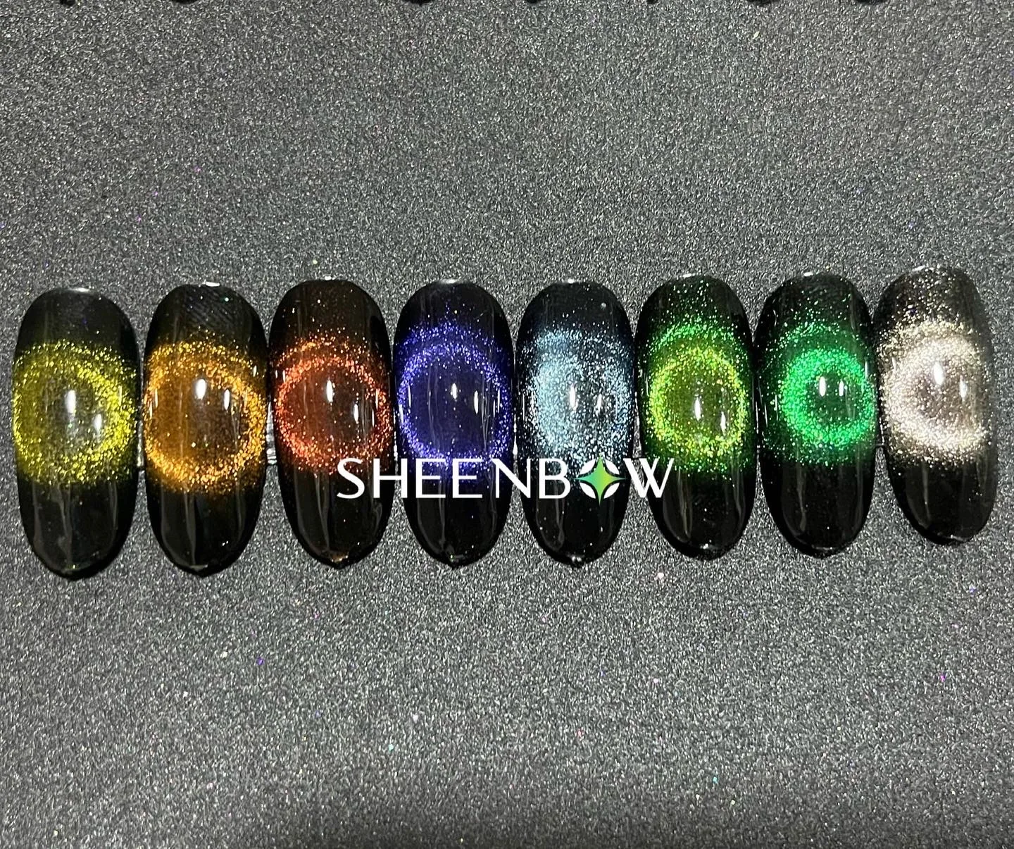 Sheenbow New Magnetic Pigment Cat Eye Nail Powder for Nail Gel Polish
