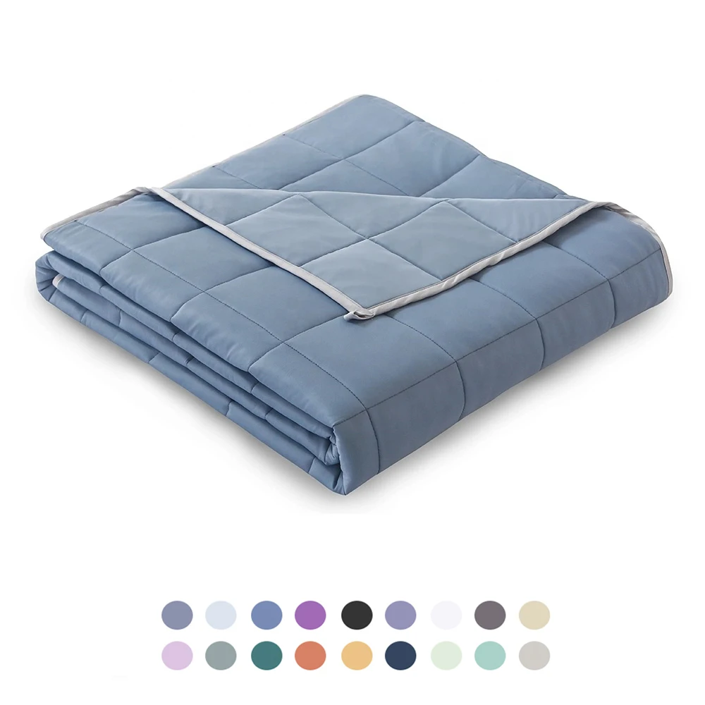 Китайский Топ оптовая продажа стеганое утяжеленное одеяло со стеклянной бусинкой мягкое толстое комфортное плотное