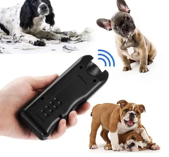 
Manufacture Price Ultrasonic Dog Repellent And Trainer Dog Repellent Device LED Lighting Trainer Chaser 