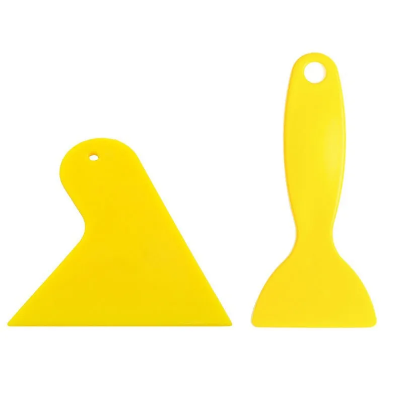 2021 Yellow Hot Selling Home Multi Silicone Scraper Plastic Sealant Scraper