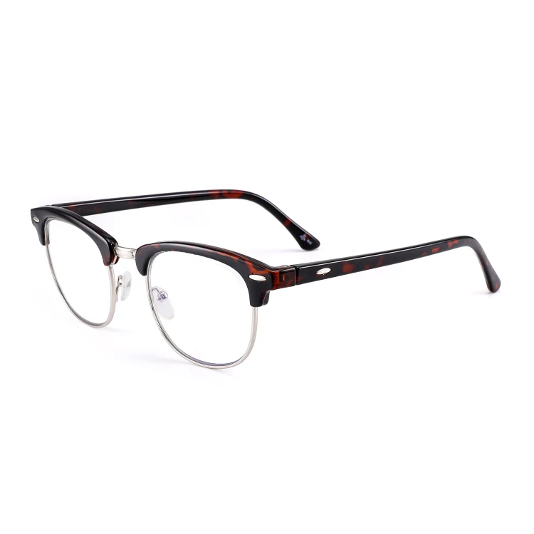 
Hot selling Transparent Retro Designer Portable Metal Reading Glasses 