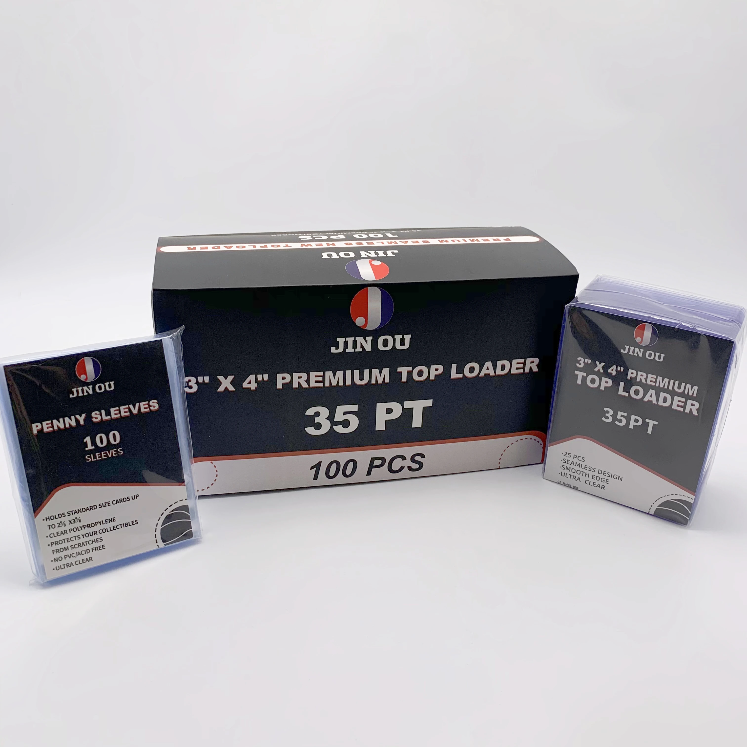 100 пакет toploaders и прозрачные рукава для коллекционные торговые карты Ultro Pro