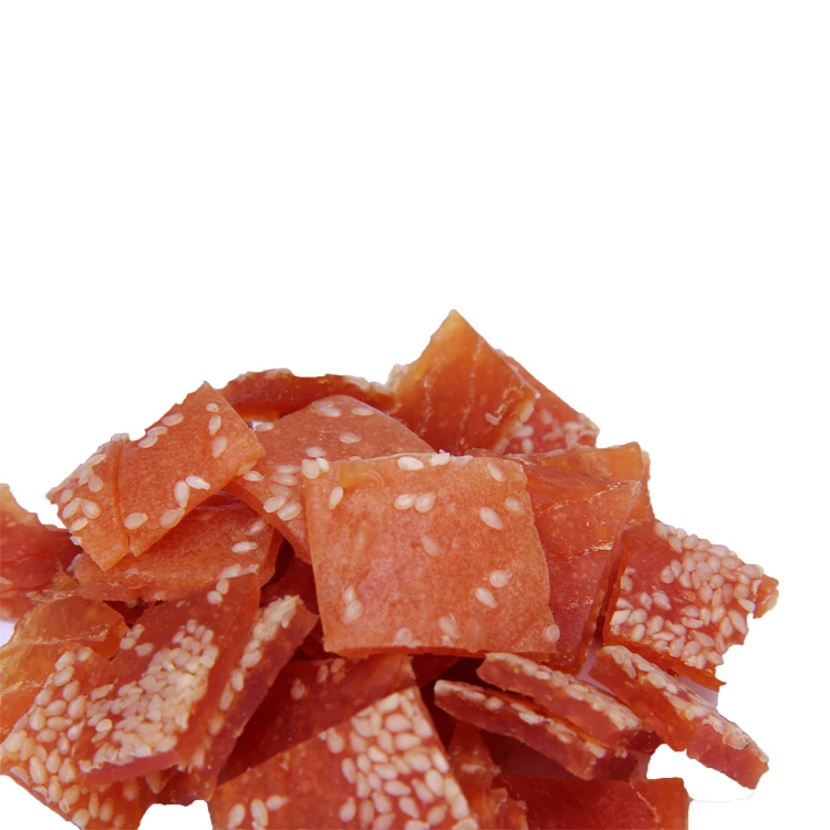 OEM Large Products Chicken With Sesame Jerky Treats for Dogs  Pet Food Pet Treats Manufacture