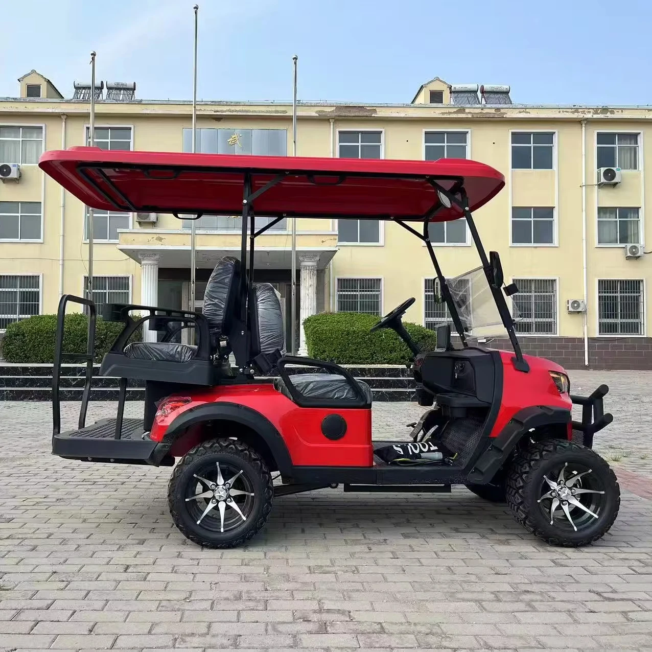 LC 2024 Innovation Product 72V Battery Lithium Powered Ion Cover 4 Seats Pack Golf Carts Vehie Electric Golf Cart