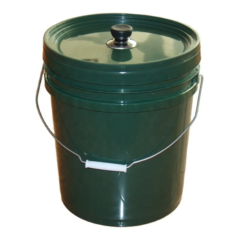 Китай, бренд BeanBean, 18 литров, полипропиленовые пластиковые ведра с крышками, завод