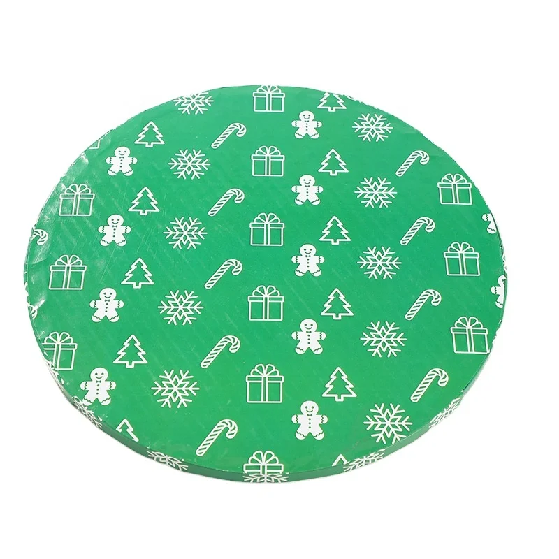 XJH 6 8 10 12 Inch Wholesale Custom Gold Sliver Foil Cake Circles Boards Cake Base Cardboard Round Cake Drums