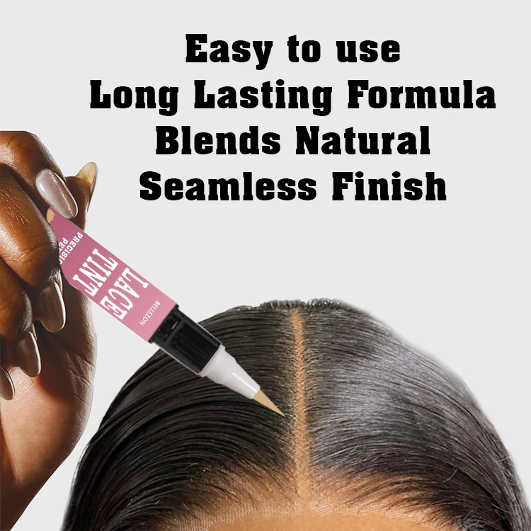 3ml Precise Brush Applicator 4 Colors Lace Tint Pen Private Label Wig Lace Tint Touch Up Paint Pen