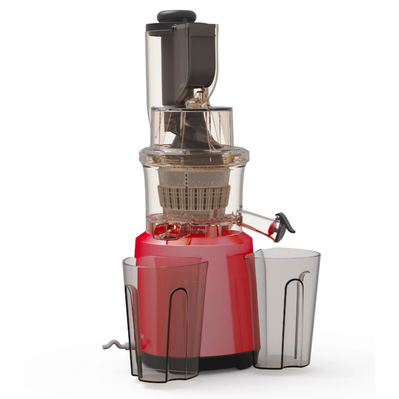 Широкогорлышко медленно соковыжималка для домашнего использования выжимание цитрусовых фруктов и Vetables компактное тело Электрический холодный пресс Aur