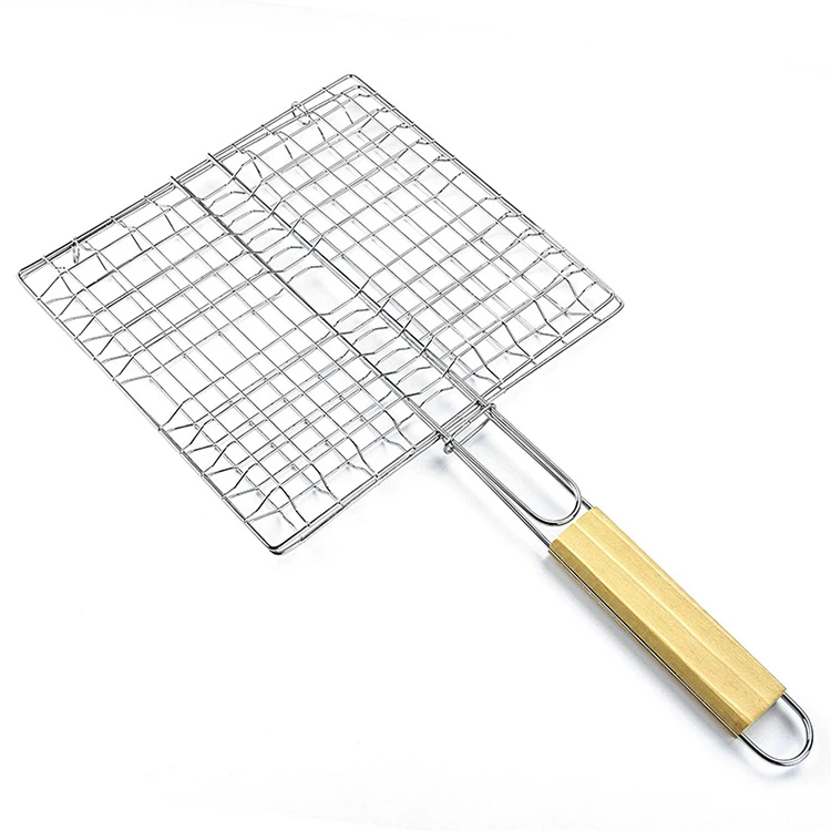 Disposal Bbq Grill Netting Round Convex Barbecue Wire Mesh