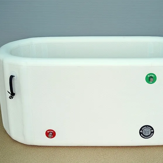 Drop Stitch Recovery Bathtub Inflatable Cold Plunge Ice Bath Tub System With Water Chiller
