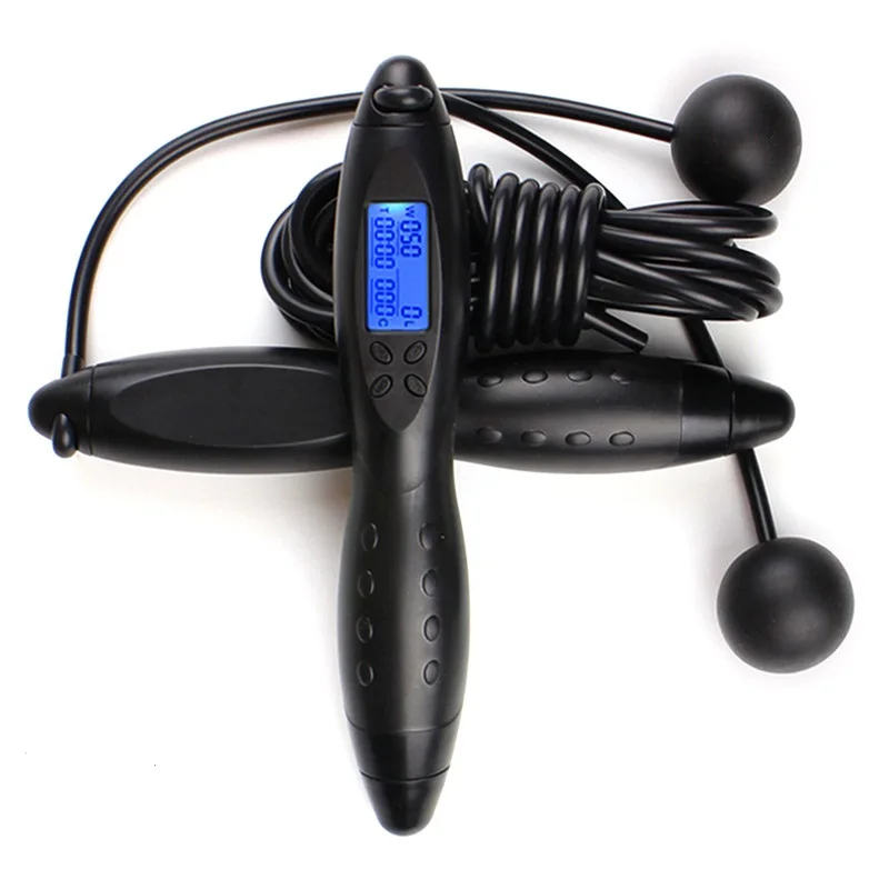 
Drop Shipping Electronic Digital Rope Skipping Smart Jump Rope With Counter And Timing Alarm Cordless Skipping Adjustable 