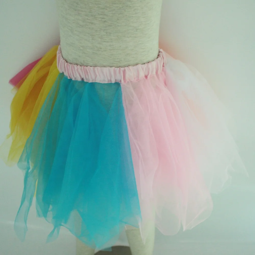 Fashion Children Teen Wear Professional Colorful Tulle Tutu Skirt