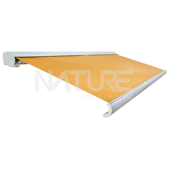 Outdoor Folding Arm Awning/awnings Mororized and Hand Control Manual Aluminum Customized Garden General Outdoor Cover