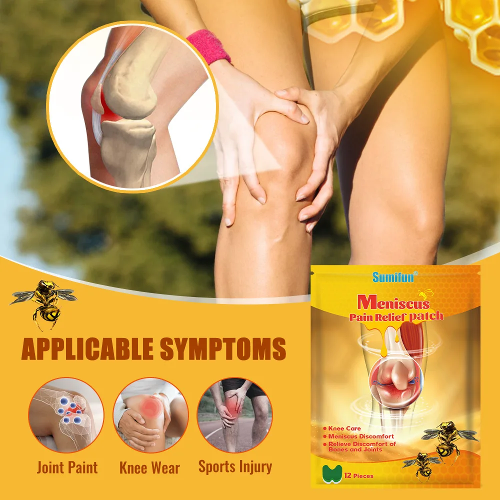 Meniscus care patch bee venom knee patch cross-border pain relief ointment patch K000009