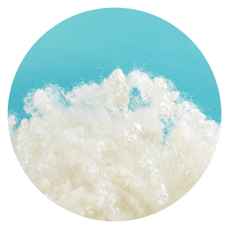 Несиликонизированное переработанное полое Полиэфирное штапельное волокно 7D * 64 мм для заполнения пятен или подушек