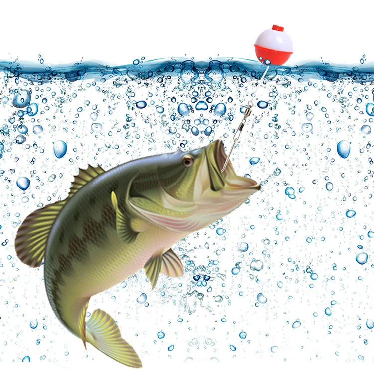 15pcs/lot 1 Inch Size Round Plastic Fishing Bobber Buoy Float Sea Fishing Floats Plastic Floats