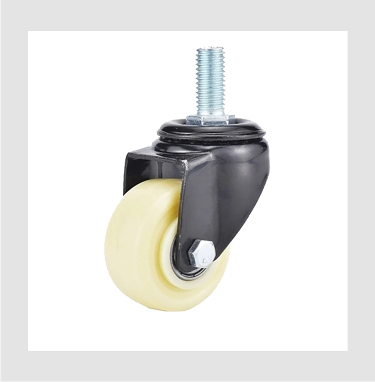 furniture caster wheel stem caster 1.5/2/2.5/3/4/5 inch PP caster wheel manufacturer for office chair