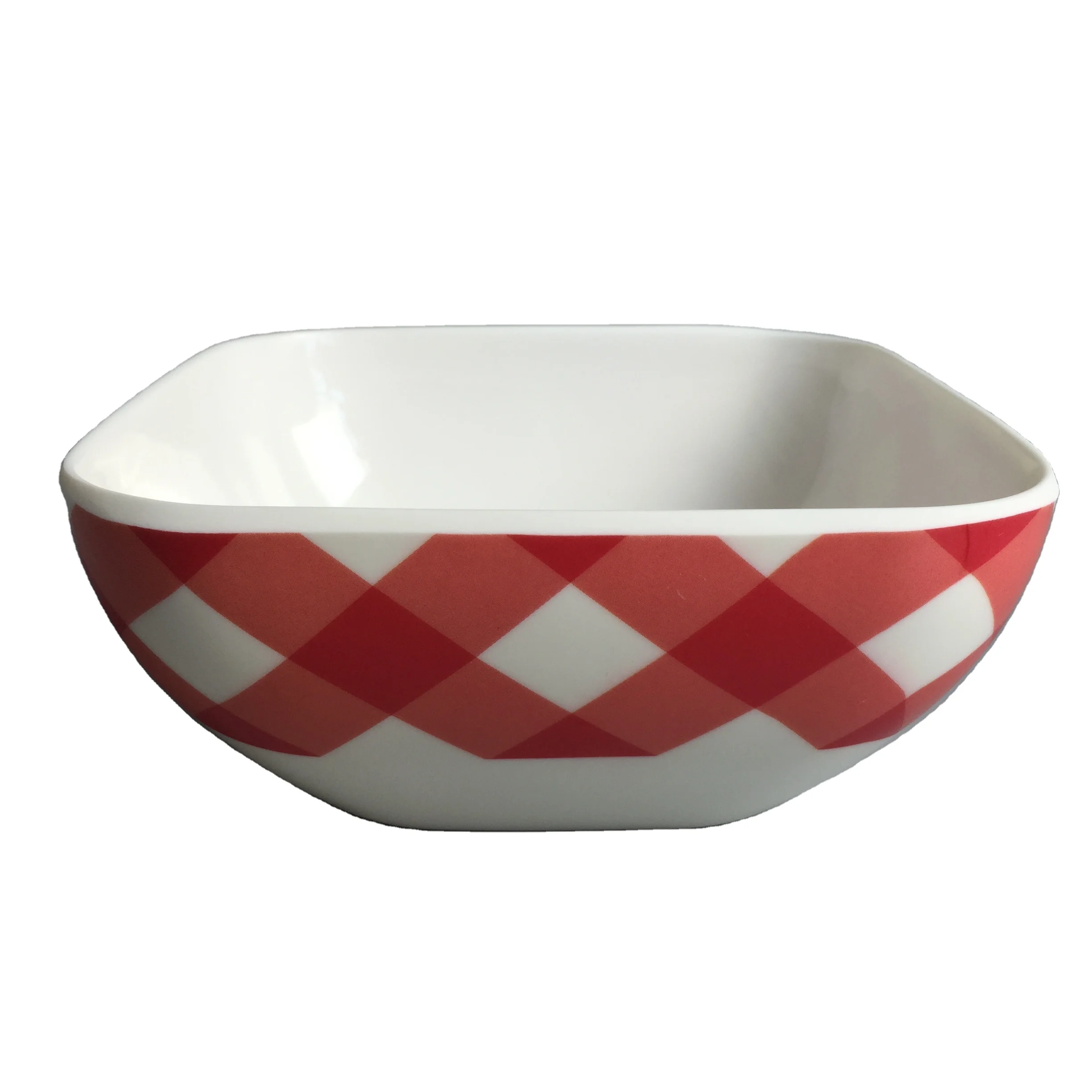 Hot selling Square Bowl Easy Cleaning Snack Bowl Melamine Salad Bowl