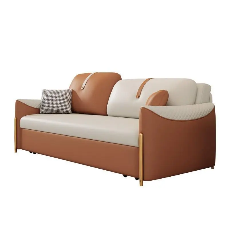 living room double disposable light luxury sofa multifunctional modern folding sofa bed frame with storage