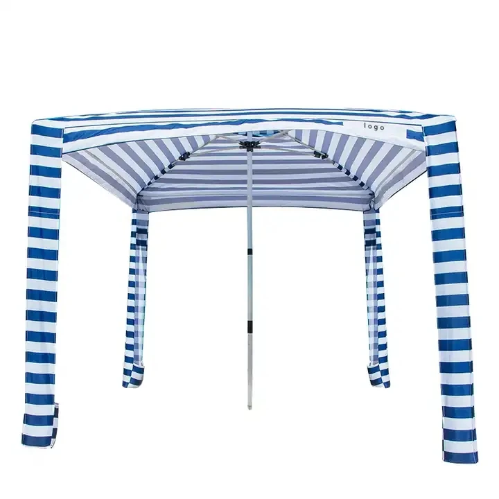 Wholesale Prices Beach Canopy Portable Aluminum Beach Umbrella Suitable for beach, outdoor travel
