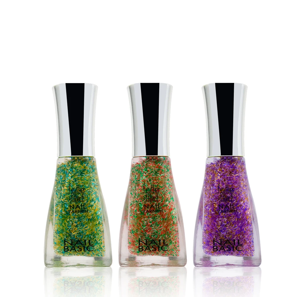 Factory Custom Logo 12ml Nail Polish with Feather Effect Safe and Cheap Private Label Nail Beauty Product