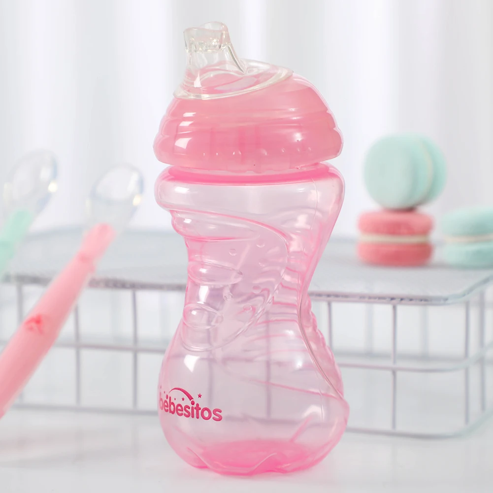 Wholesale Outdoor Transparent Baby Water Bottle Portable Leak-Proof Children Water Cup
