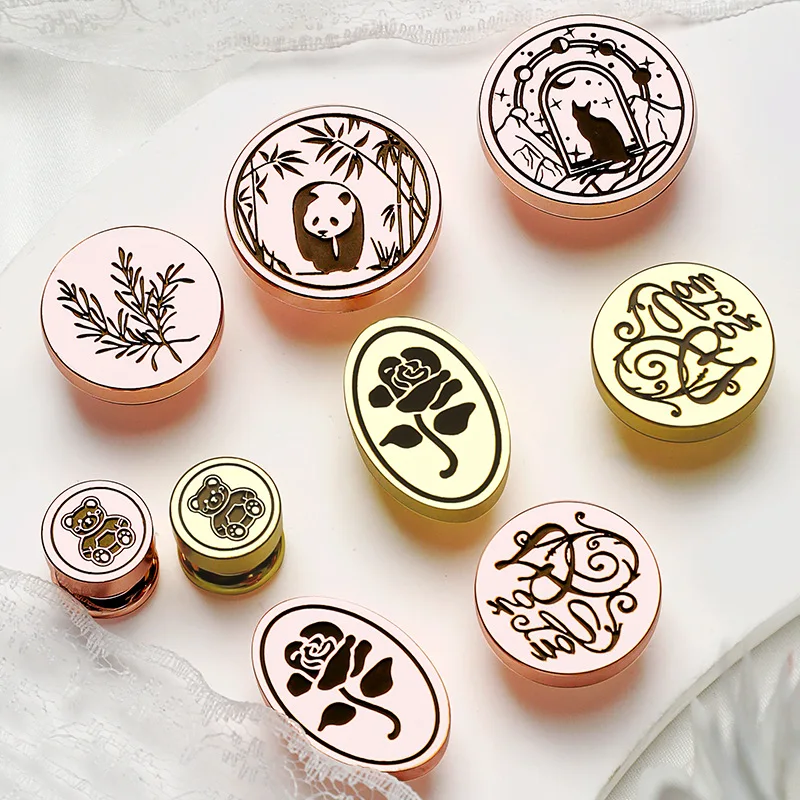 Factory Price New Process Plating Not Easily Oxidized Wax Seal Stamp Head