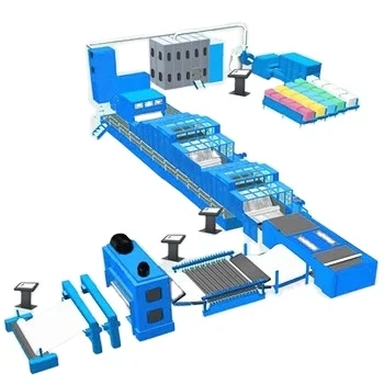 Текстильная Нетканая производственная линия, нетканый станок