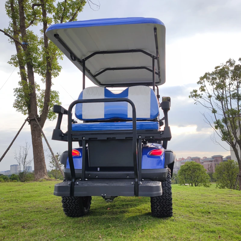 2023 New Chinese 72V 4KW 5KW 7KW AC motor 4 wheel 2+2 Seater Golf Carts Electric Golf Kart