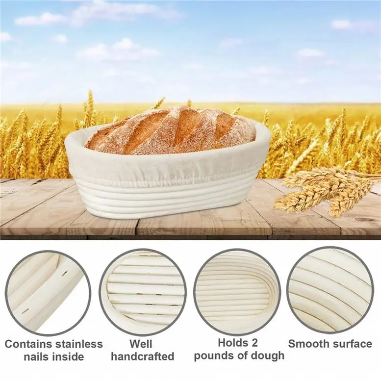 Preparing A Banneton Bakery Bits Wooden Baking Basket Aluminum Rack Big For Gifts Bread Bowl Knife Kit Pot Dough Whisk And Lame