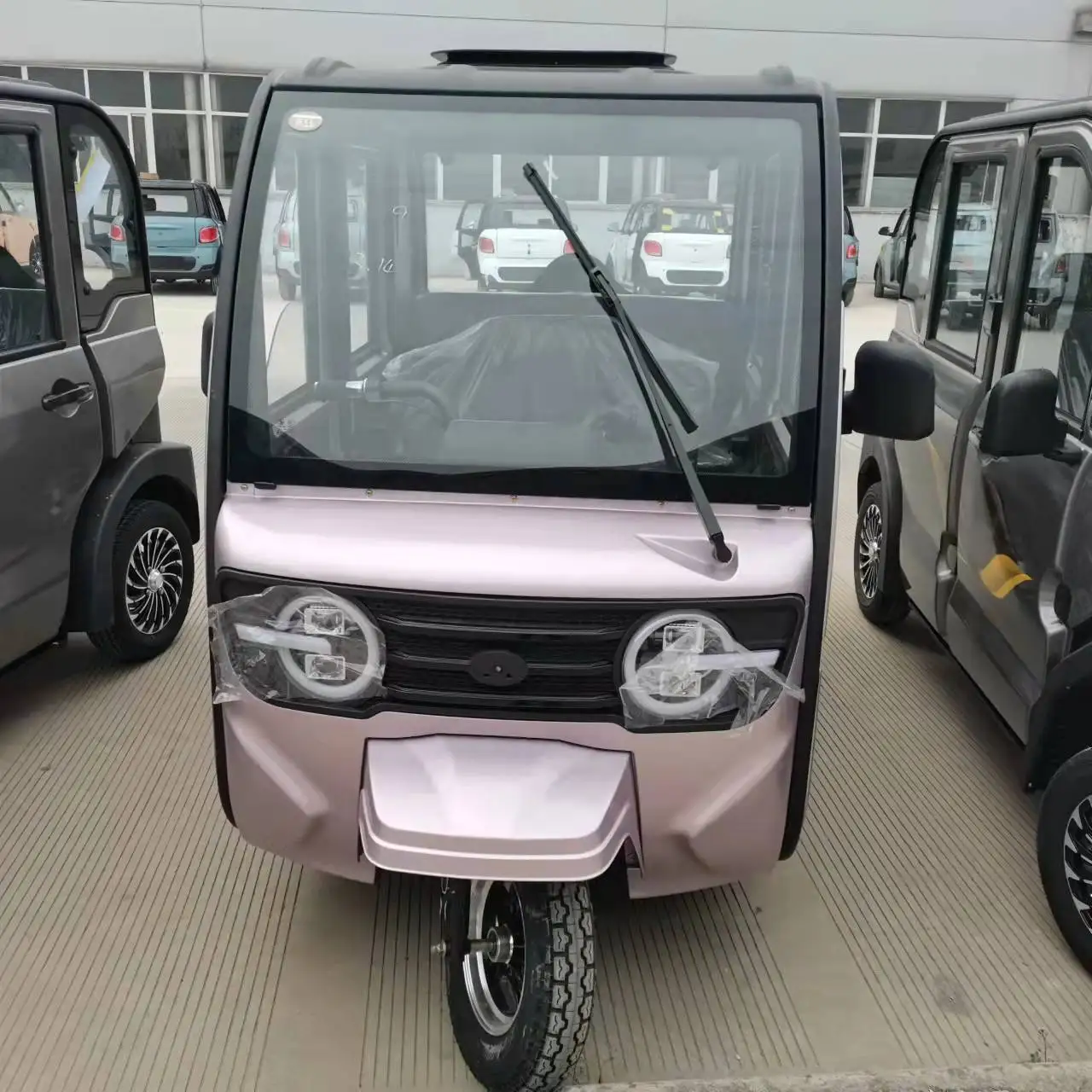 Full Enclosed 3 Wheel Car Adult Vehicle 3 Wheel Rickshaw