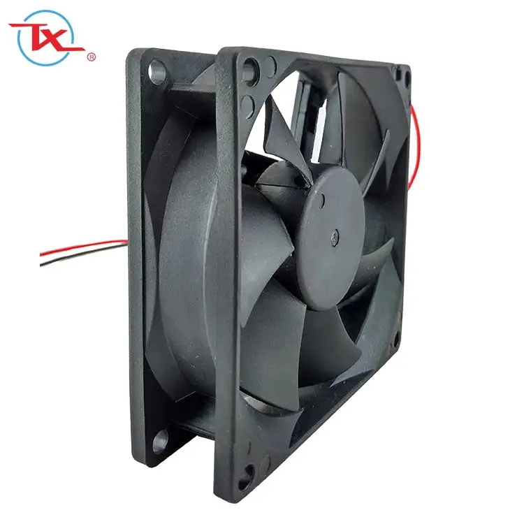 8025 DC бесщеточный вентилятор 12V 24V 48V 3 дюйма 80 мм Мини осевой для кабинета 80x80x25 рукав или шариковый