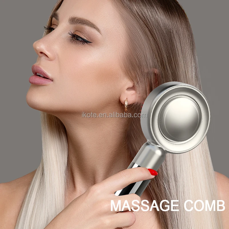 High Frequency Vibration Micro-current Hair Growth Comb Electric Serum Scalp Massaging Brush For Prevents Hair Loss and Dandruff
