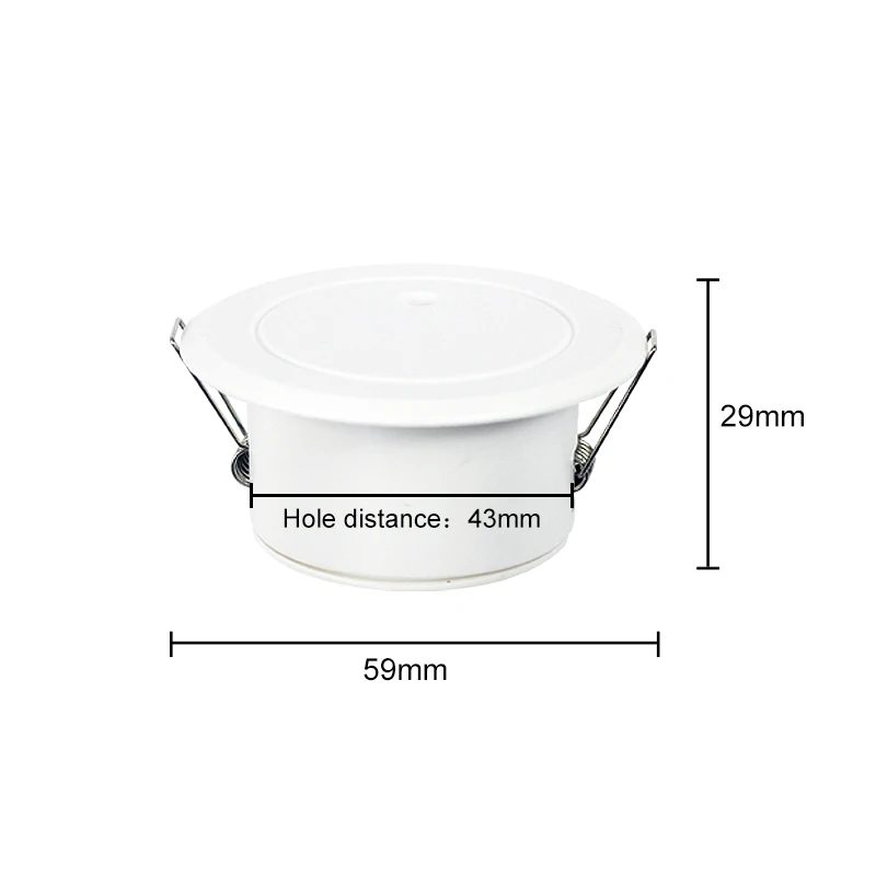 360 Degree 110-220V Embedded  hidden mounted Ceiling mounted Automatic Microwave radar Sensor For led Ceiling Light