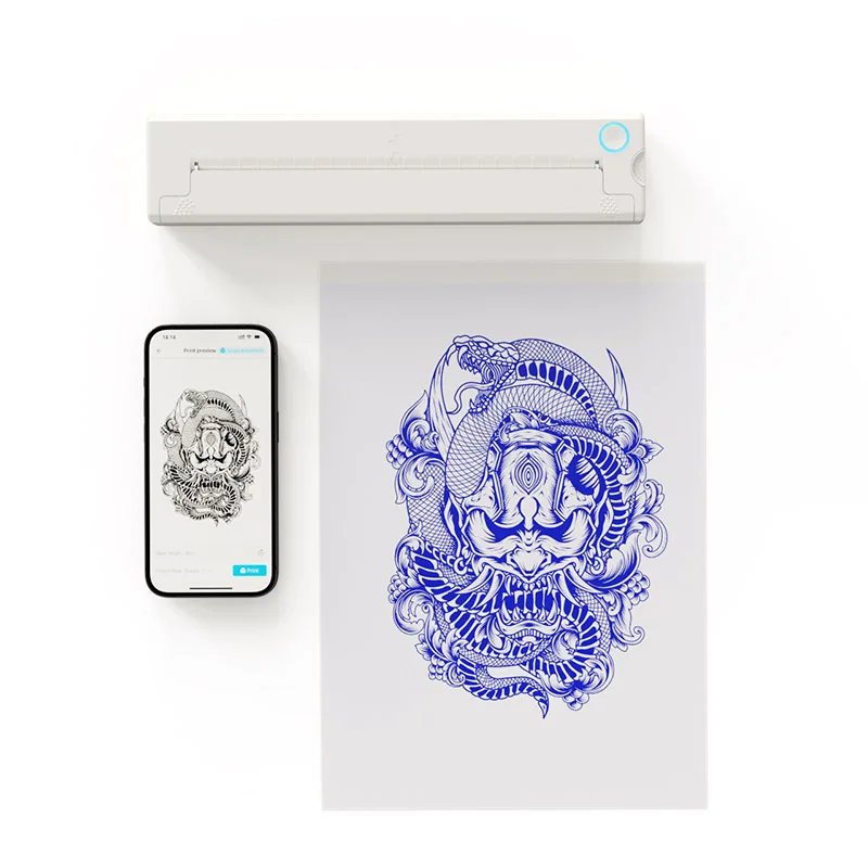 NEWYES Hot Sale Temporary Tattoo Stencil Copier Thermal Transfer Printer Machine Tattoo Printer
