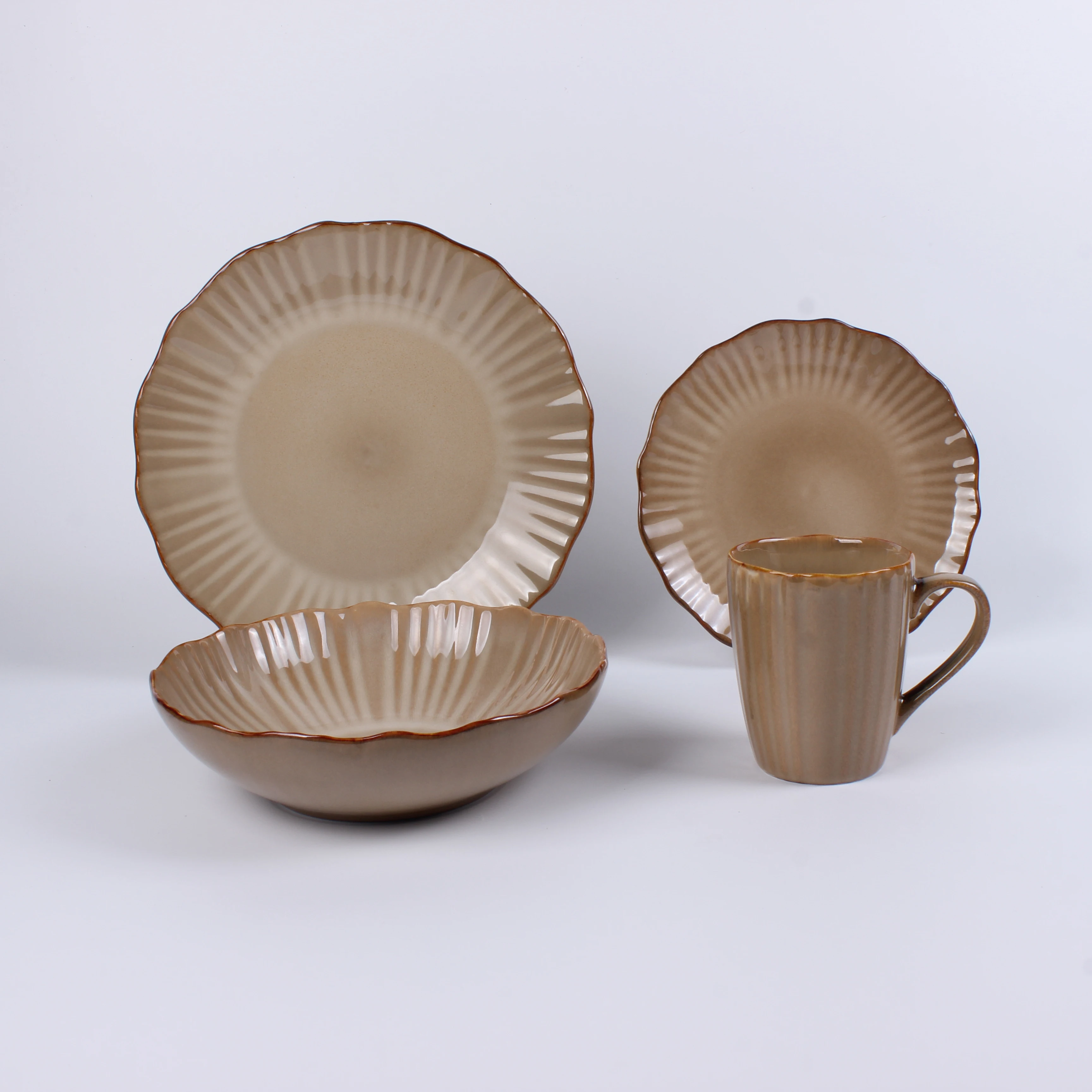 porcelain dinner plates emboss chinaware