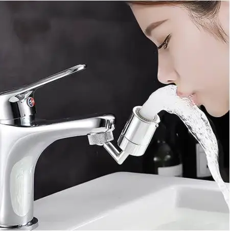 Holmine Universal Filter Faucet 720 Degree Swivel Water Faucet Mixer Aerator Water Saving Nozzle For Crane For Kitchen Bathroom