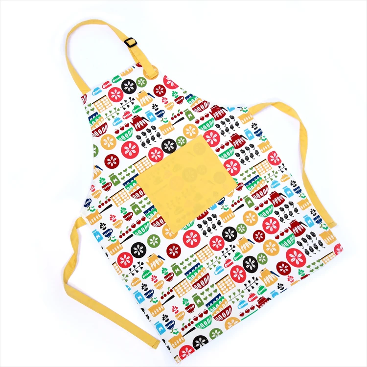 cotton Children painting apron kids apron durable aprons with pockets