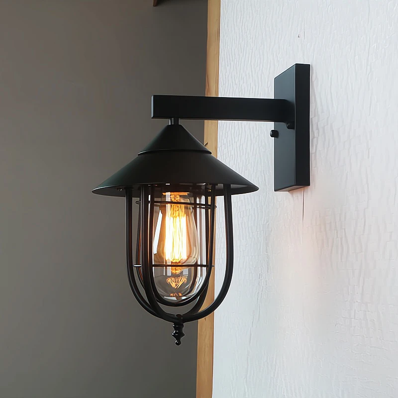 Retro Industrial Style IP 65 Aluminum Outdoor Lighting Wall Light
