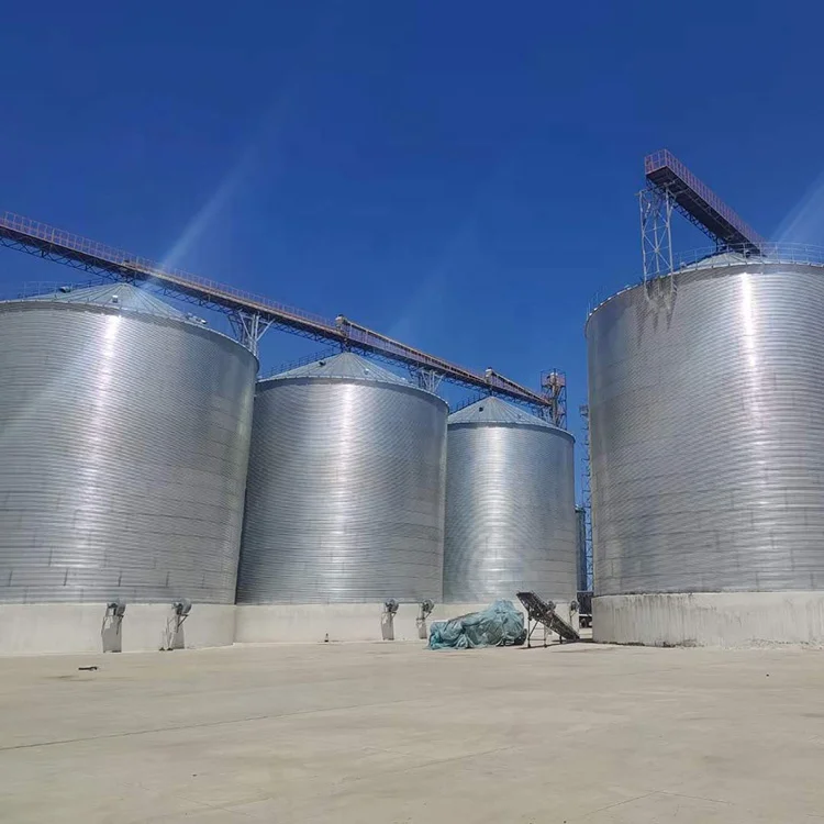 Wide Manufacturing Range 1000 to 5000 Tons Soybean Grain Storage Steel Silos