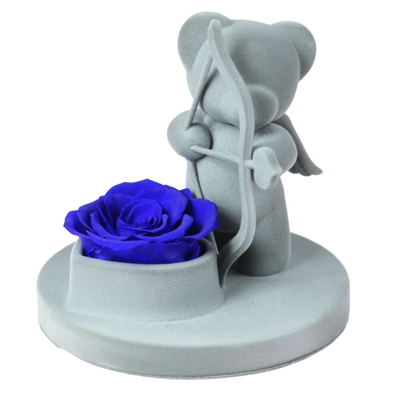 2019 Роза подарок на день Святого Валентина Мишка-роза мишка для девочек медведь плюшевые игрушки Подарочная коробка тедди