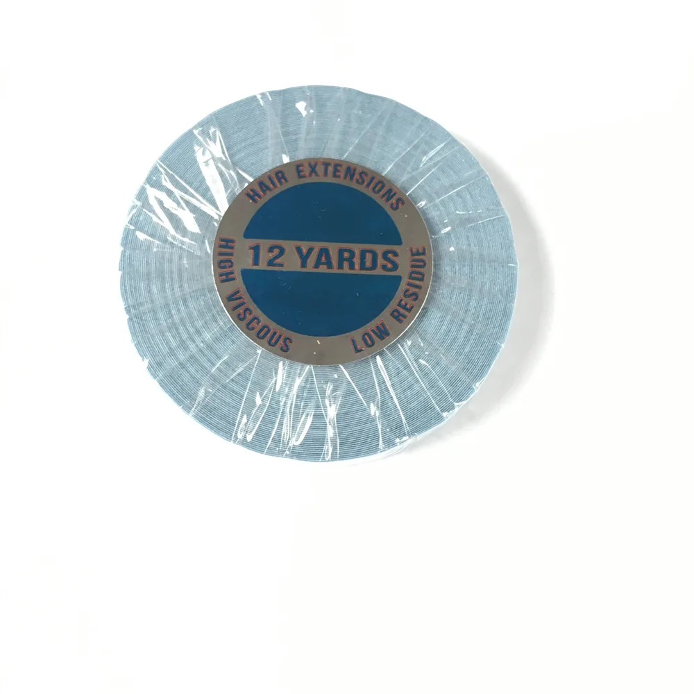 
Double Sided Hair Tape 0.8cm*12Yard Super Blue Tape Easy Use For Tape Hair Extensions 