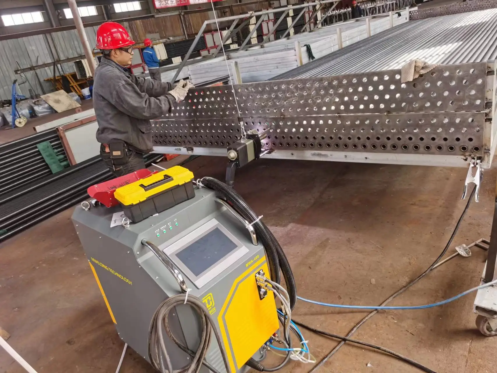 MWP-38 Stainless Steel Tube Sheet Tube To Sheet Heat Exchanger Full Position Orbital Welding Machine